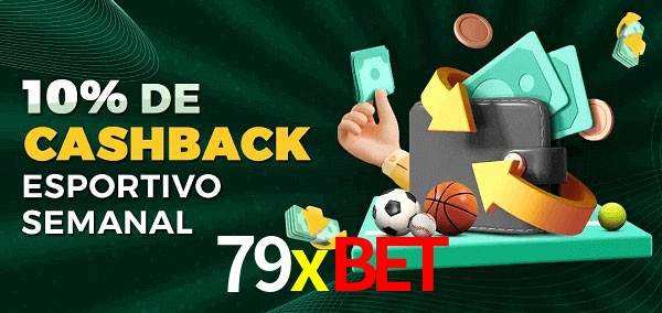 10% de bônus de cashback na 79xbet