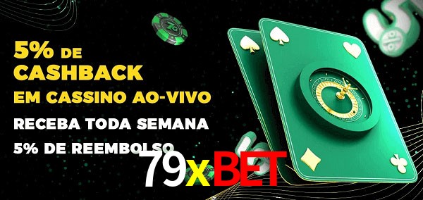 Promoções do cassino ao Vivo 79xbet